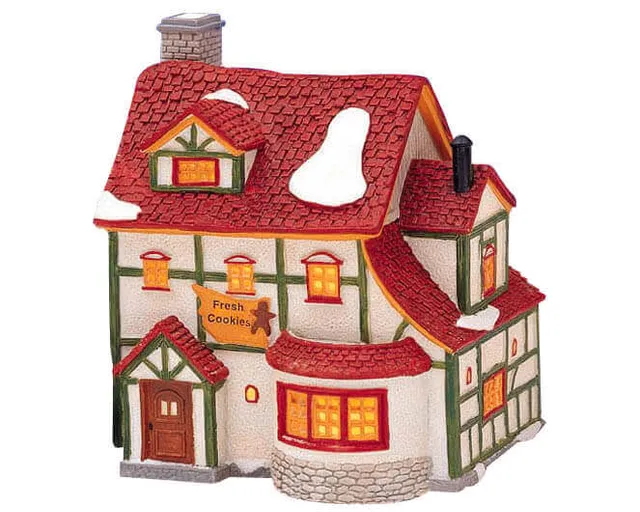 lemax-cookie-shop-miniaturhaus-beleuchtet image 1