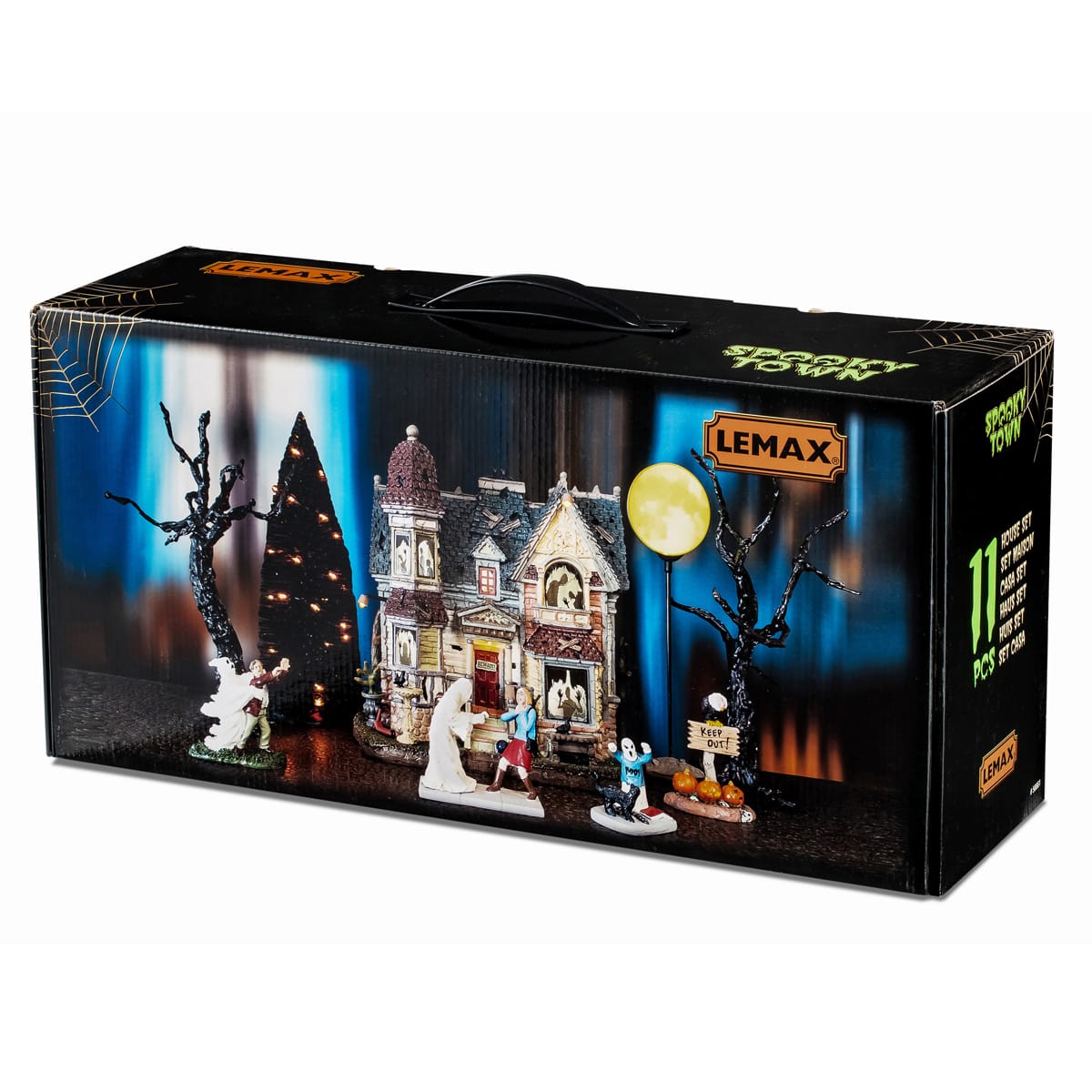 lemax-the-house-of-shadows-set-spooky-town-miniaturhaus image 2