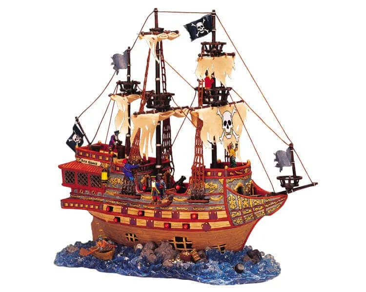 lemax-haunted-galleon-spooky-town-schiff image 1