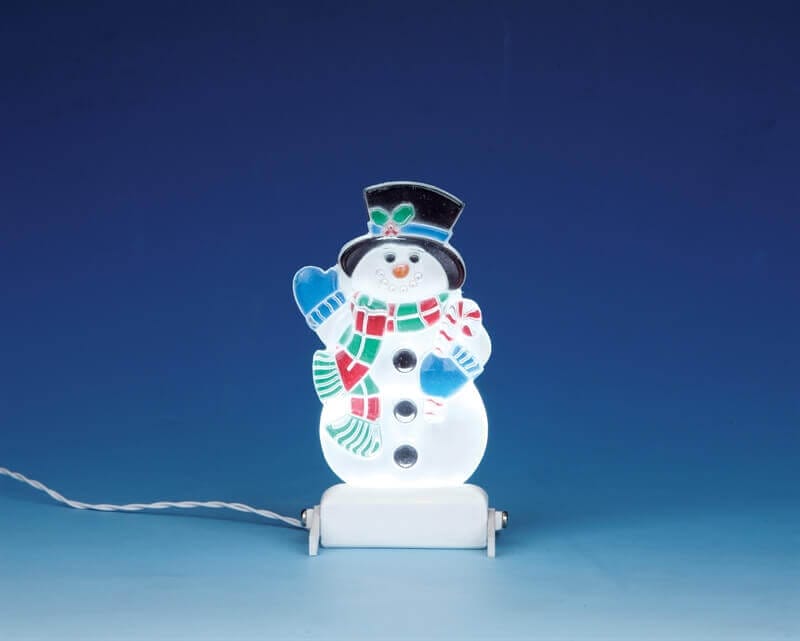 lemax-yard-light-snowman-miniatur-gartenlaterne image 1