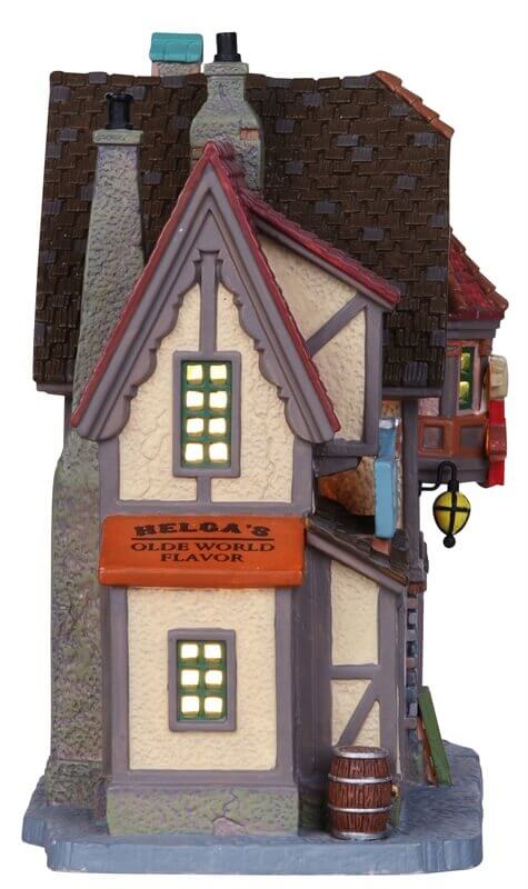 lemax-helga-s-beer-sausage-shop-beleuchtetes-miniaturhaus image 2