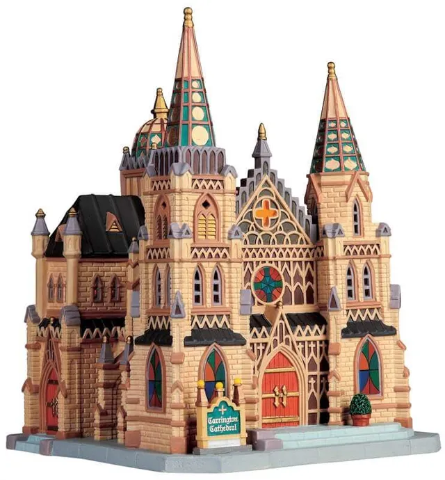 lemax-carrington-cathedral-beleuchtete-kirche image 1