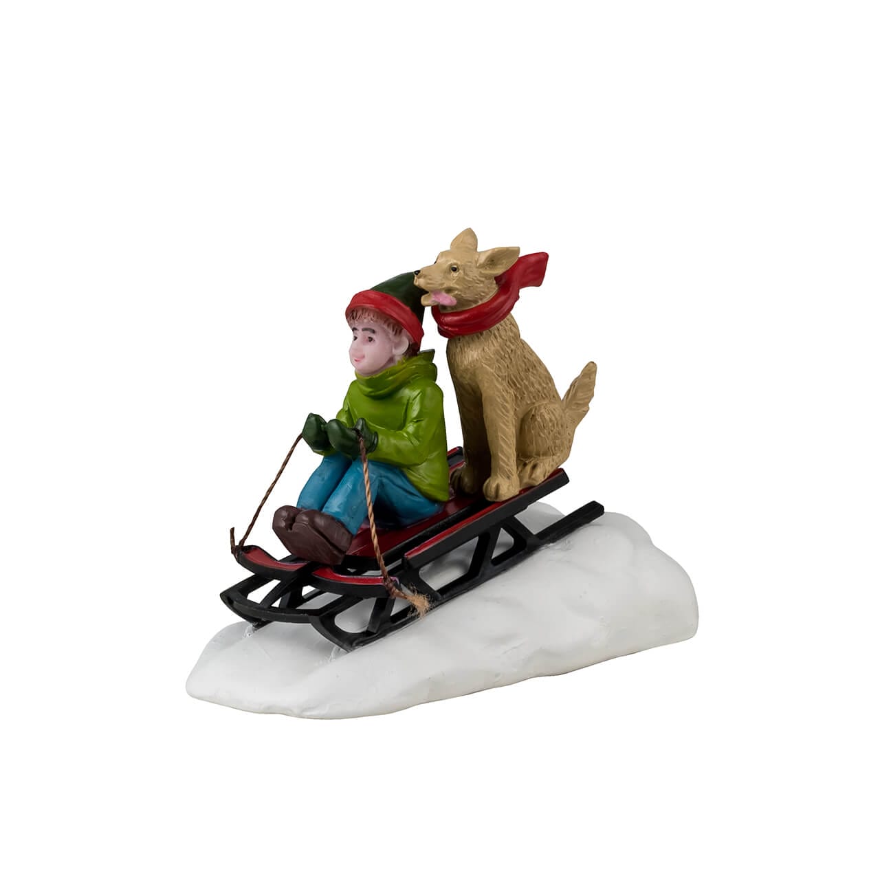 lemax-doggone-downhill-sledding-caddington-schlittenfigur image 1