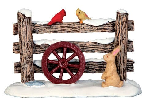 lemax-rustic-wood-fence-l-ndlicher-holzzaun-f-r-weihnachtsd-rfer image 1