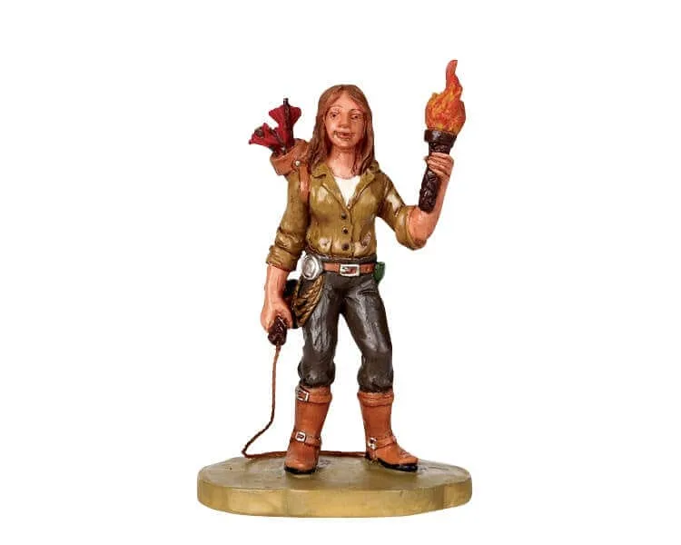 lemax-madame-adventurer-spooky-town-miniatur-figur image 1