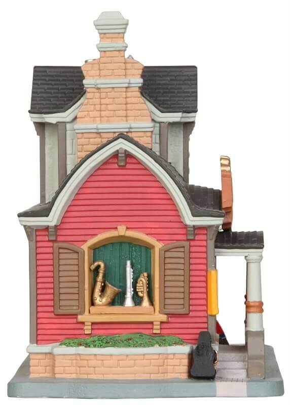 lemax-murray-s-music-shop-beleuchtetes-weihnachts-miniaturhaus image 3