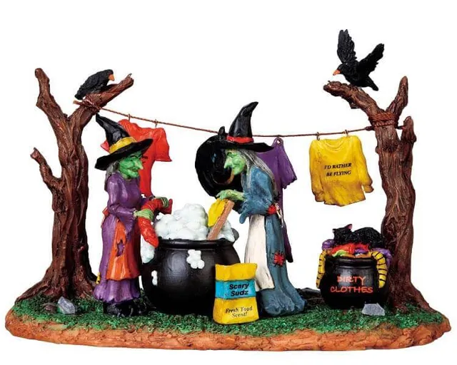 lemax-witches-laundry-day-spooky-town-figuren image 1