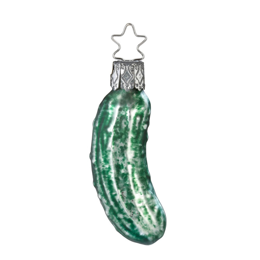 inge-glas-manufaktur-gurke-christbaumschmuck-7-cm-gr-ne-glasfigur image 1