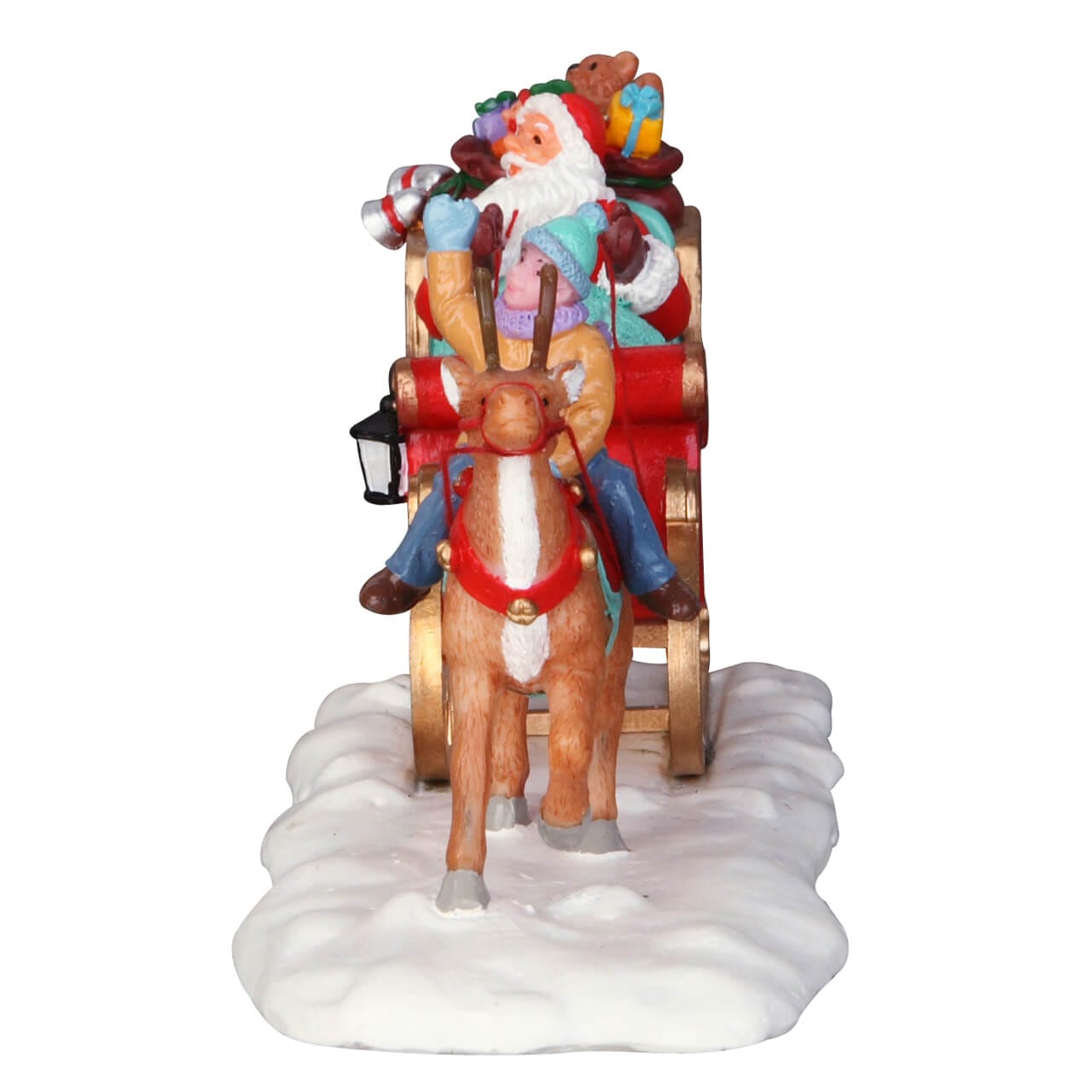 lemax-santa-s-sleigh-weihnachtsmann-schlitten-figur image 2