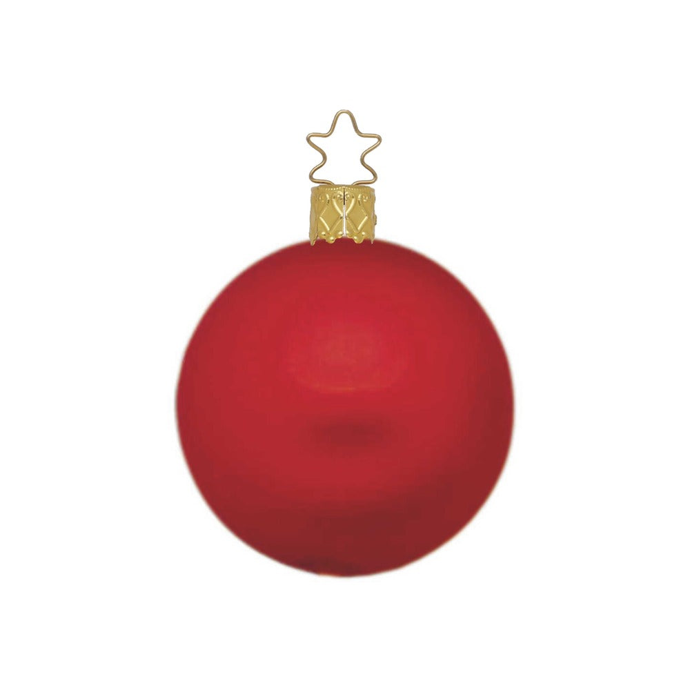 inge-glas-kugel-rot-matt-12-cm-christbaumkugel image 1