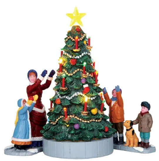 lemax-the-village-tree-set-of-3-dorfb-ume image 1