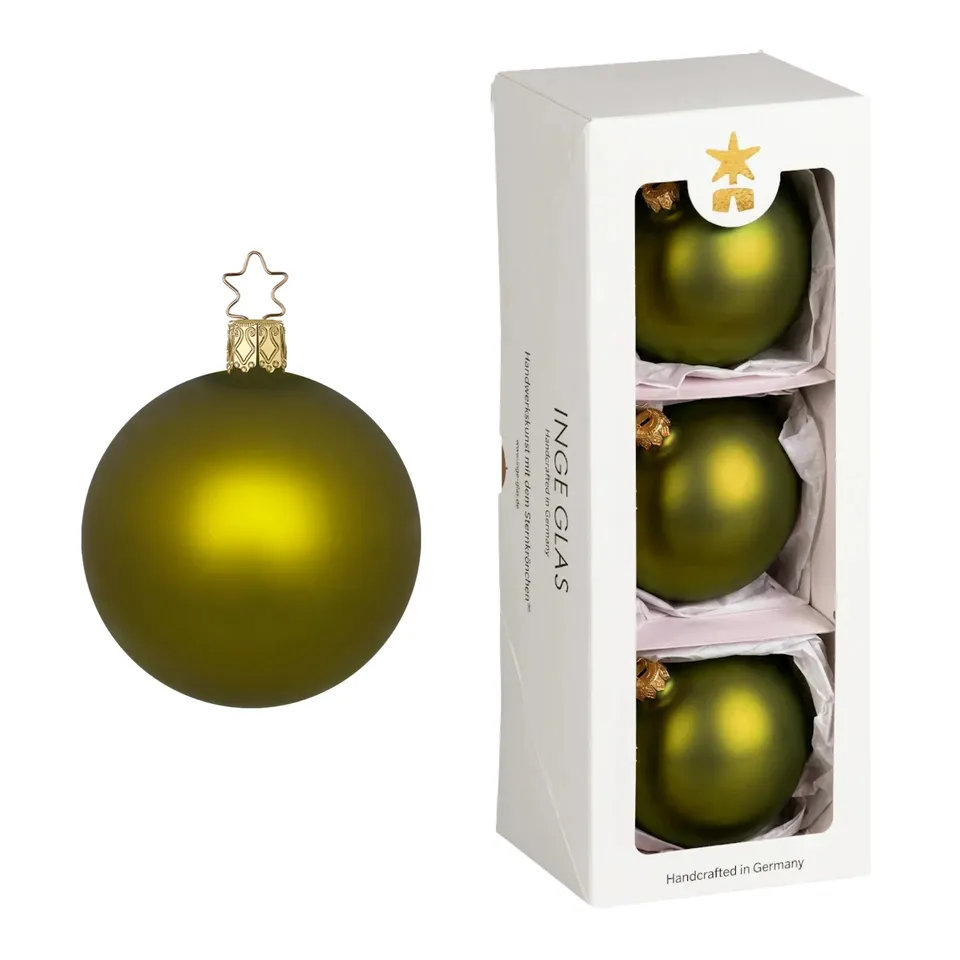 inge-glas-kugeln-efeu-matt-christbaumkugel-8-cm image 1