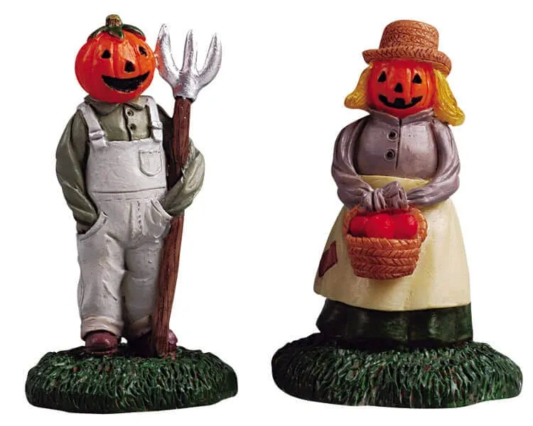 lemax-mr-mrs-pumpkin-spooky-town-figur image 1
