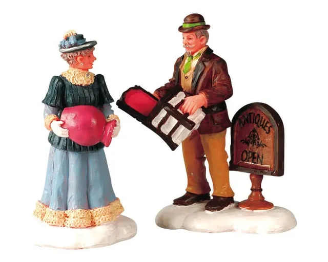 lemax-antique-treasures-weihnachtsdorf-zubeh-r-set image 1