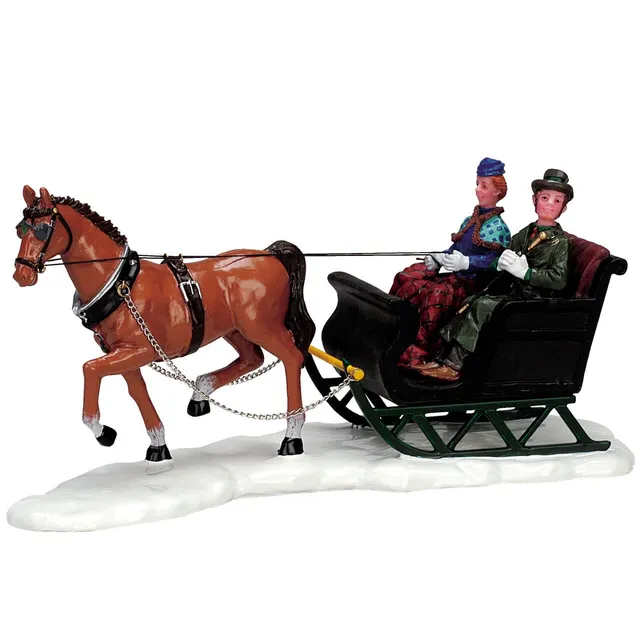 lemax-scenic-sleighride-weihnachtsdorf-figur image 1