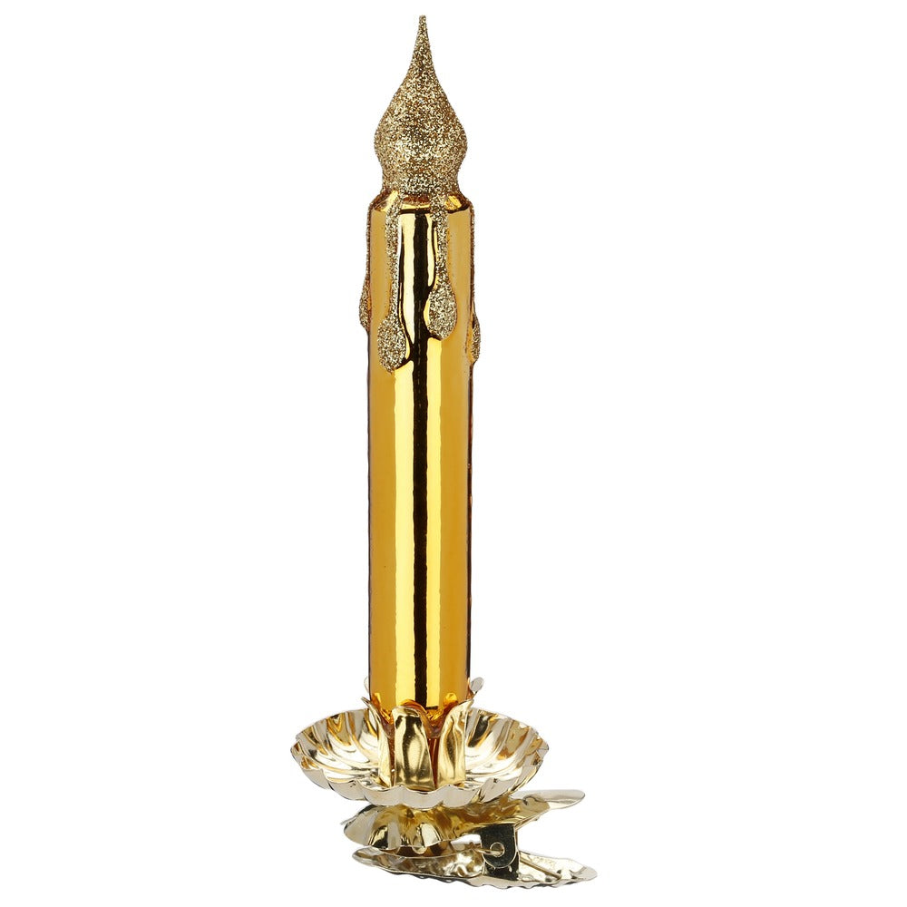 inge-glas-kerze-glasfigur-gold-13-5-cm image 1