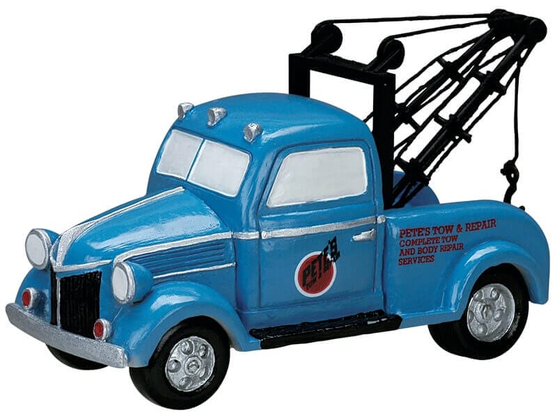 lemax-tow-truck-miniatur-figur-f-r-weihnachtsdorf image 1