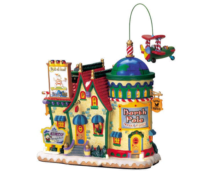lemax-north-pole-travel-weihnachts-miniaturhaus-sammelwelt image 1
