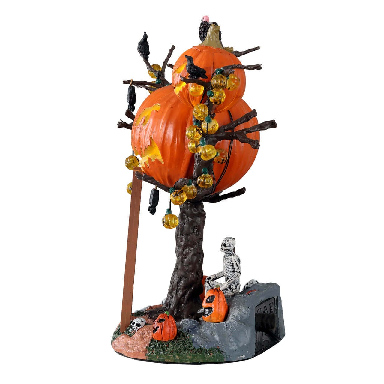 lemax-pumpkin-tree-house-spooky-town-miniaturhaus-mit-beleuchtung image 3