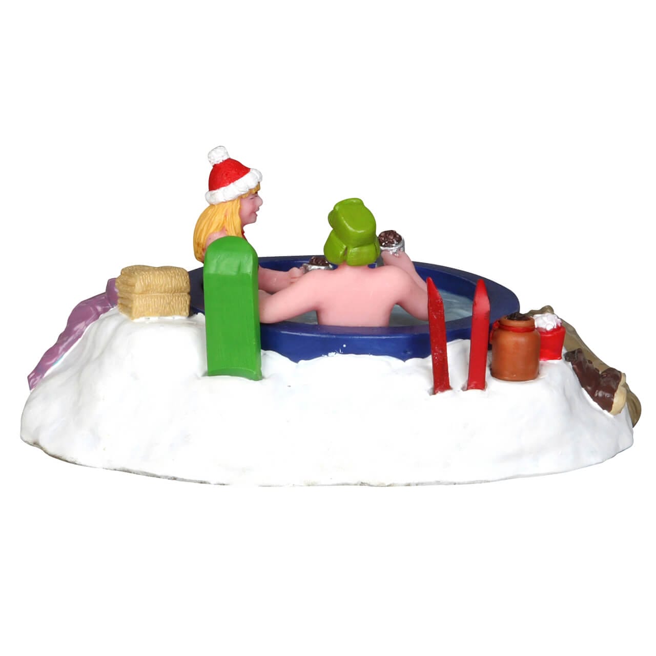 lemax-winter-hot-tubbing-miniatur-szene image 3