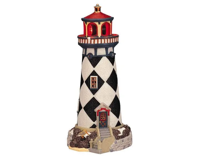 lemax-craggy-point-lighthouse-leuchtturm-miniaturhaus image 1