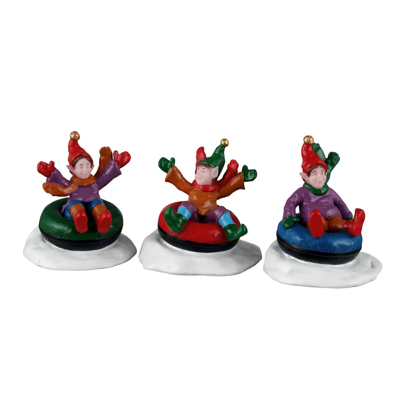 lemax-snow-tubers-santa-s-wonderland-miniaturfigur image 1