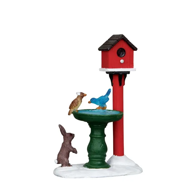 lemax-deer-fountain-miniatur-brunnen-szene image 1