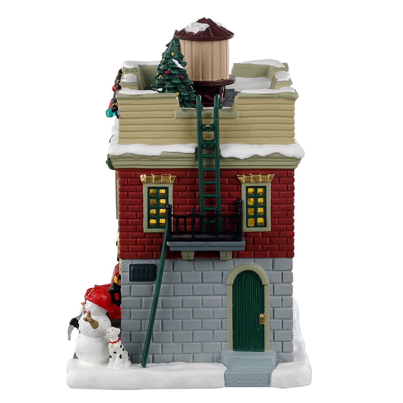 lemax-casey-st-firehouse-51-weihnachtsdorf-feuerwehrhaus image 3
