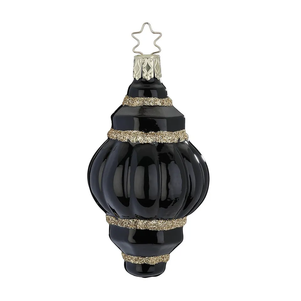 inge-glas-schwarzer-lampion-christbaumkugel-10-cm image 1