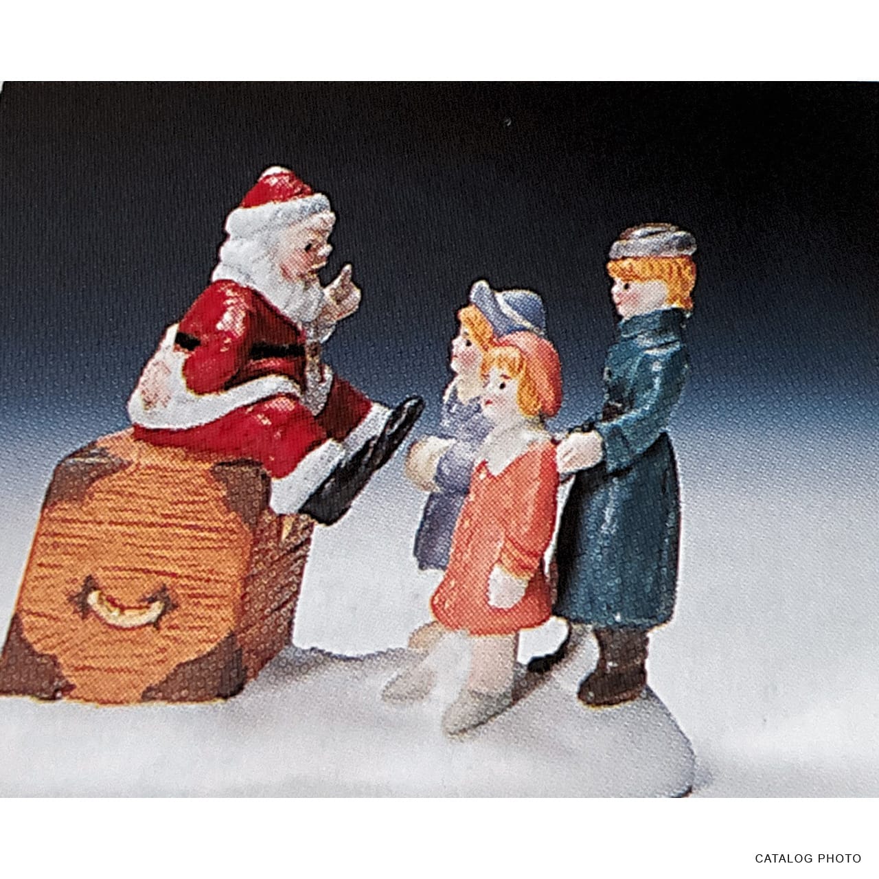 lemax-visiting-santa-claus-weihnachts-figurenset image 1