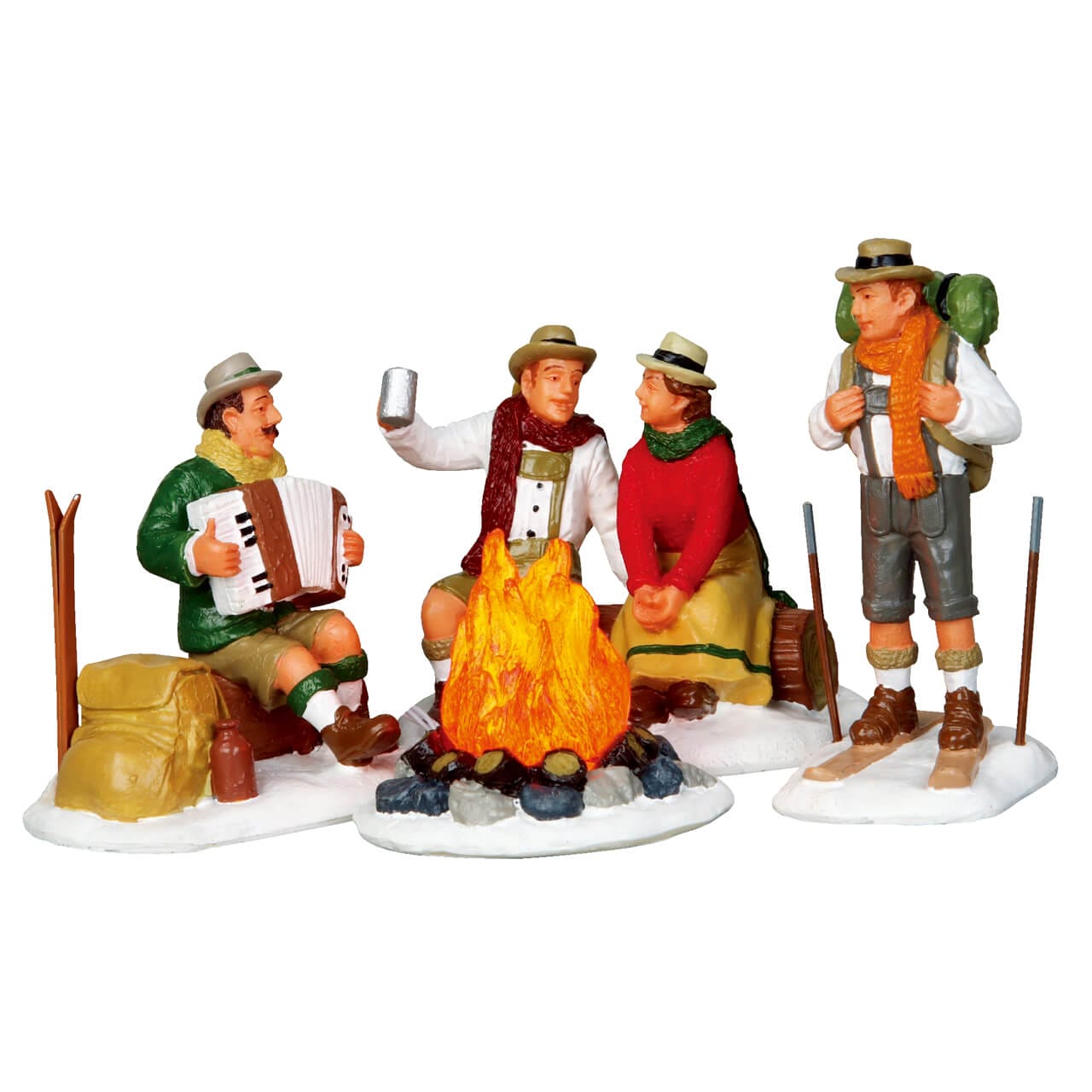 lemax-alpine-ski-party-set-of-4-caddington-miniatur-figuren image 1