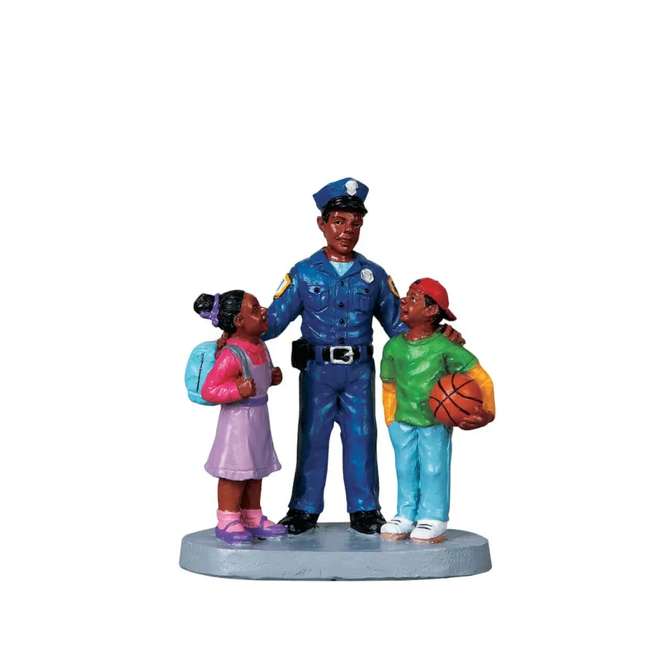 lemax-caddington-to-protect-and-serve-polizei-miniaturfiguren image 1