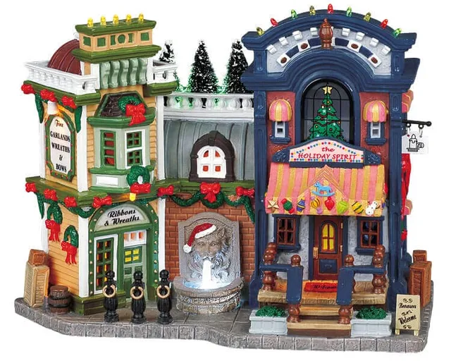 lemax-holiday-treasures-christmas-shops-weihnachtshaus image 1