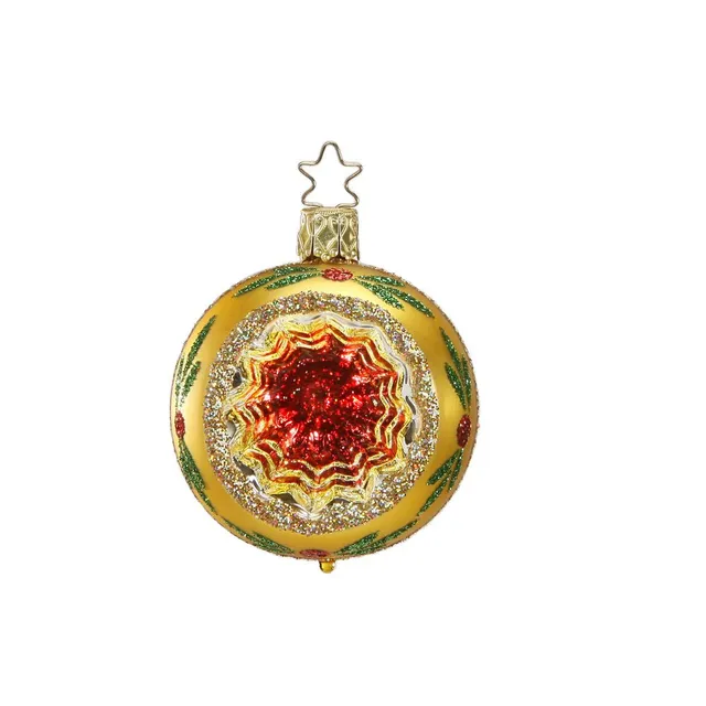 inge-glas-funkelnder-reflex-christbaumkugel-gold-6-cm image 1