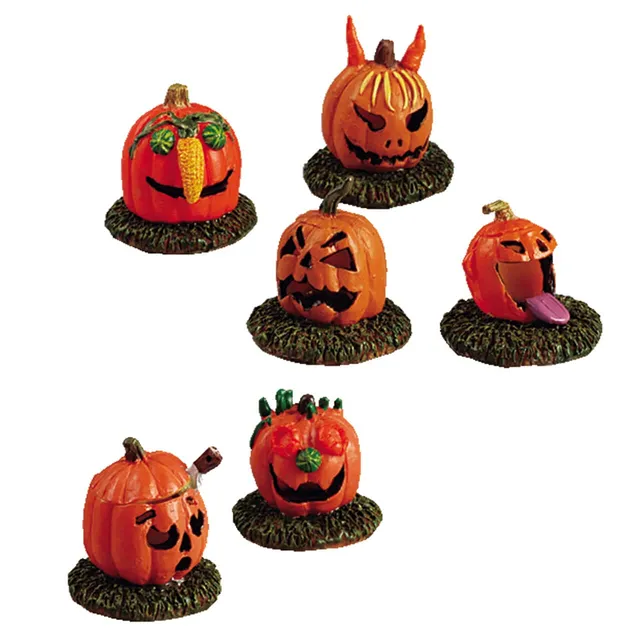 lemax-pumpkin-people-set-of-6-halloween-miniatur-figuren image 1