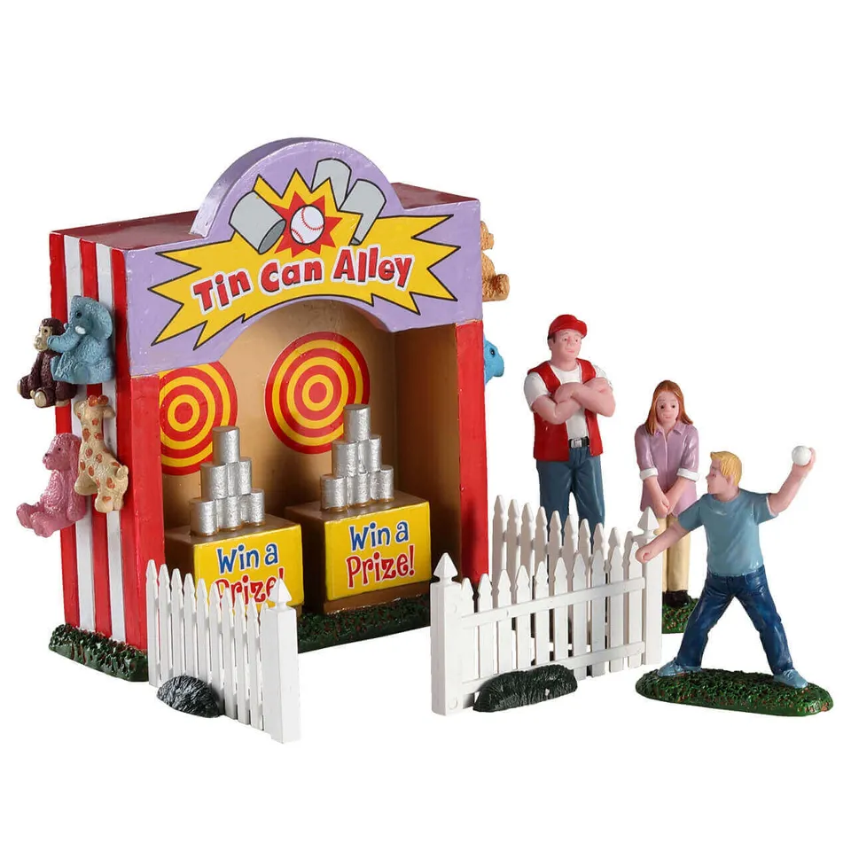lemax-tin-can-alley-miniatur-szene-carnival-village image 1