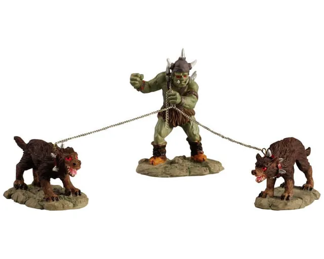 lemax-hell-hounds-spooky-town-miniaturfiguren-set image 1