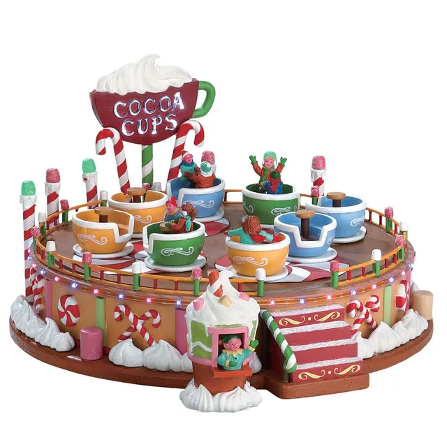 lemax-cocoa-cups-beleuchtetes-karussell-fahrgesch-ft-sugar-n-spice image 1