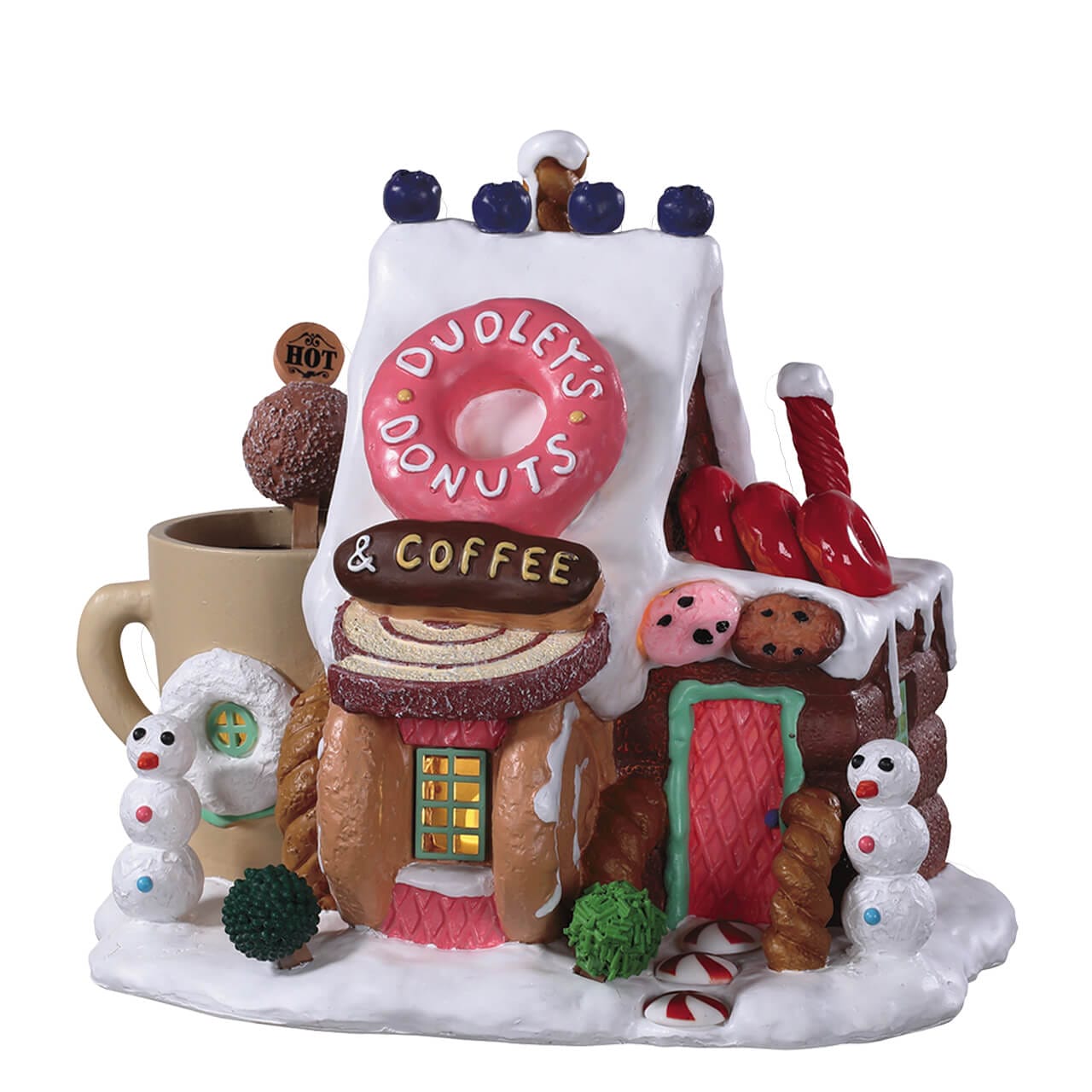 lemax-dudley-s-donut-shop-sugar-n-spice-miniatur-donutladen image 1