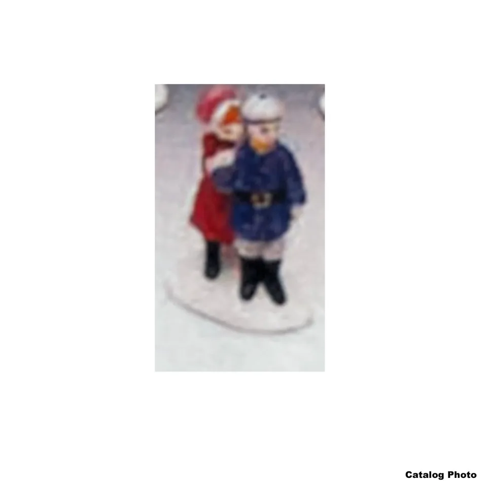 lemax-peck-on-the-cheek-miniatur-figur image 1