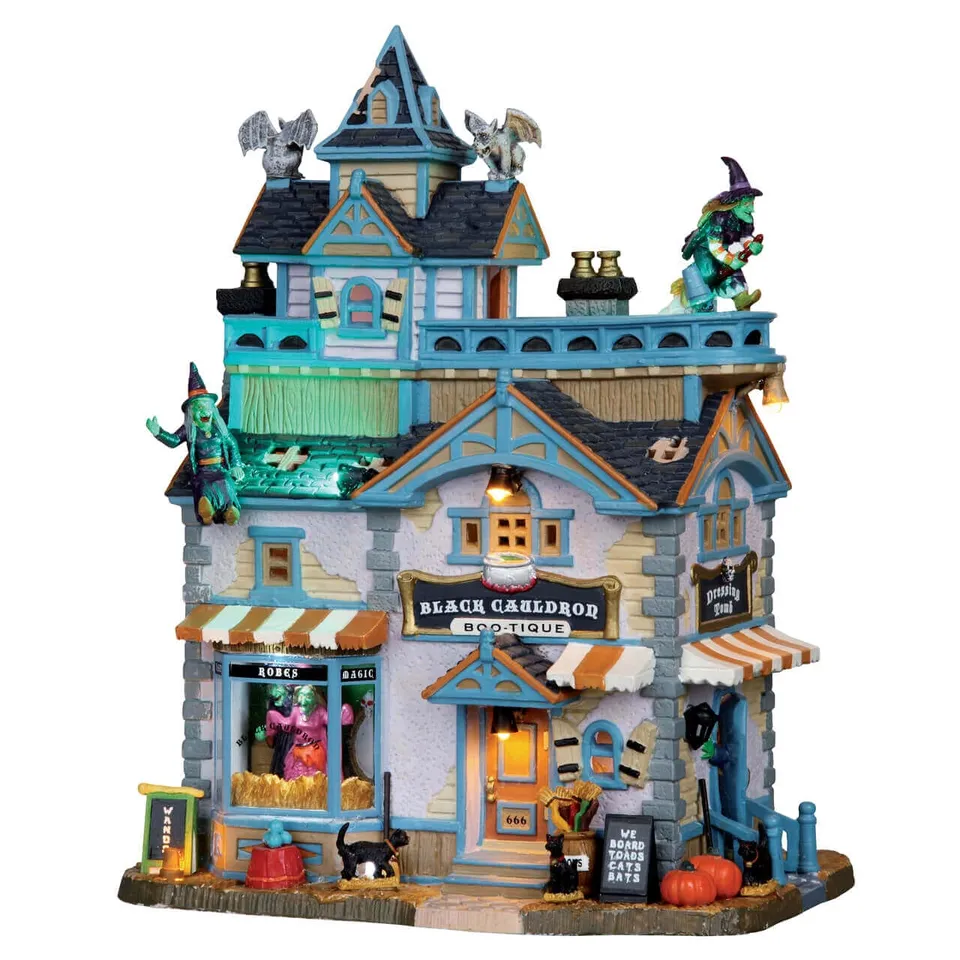 lemax-black-cauldron-bootique-spooky-town-hexen-gesch-ft image 1