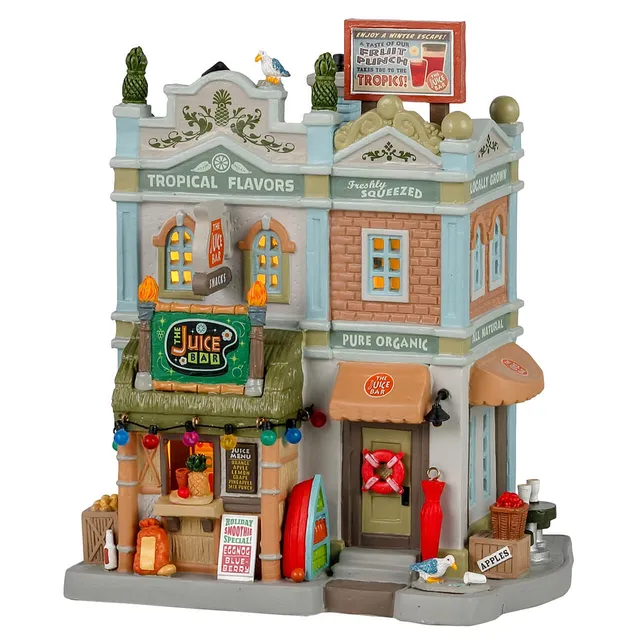 lemax-the-juice-bar-plymouth-corners-beleuchtetes-haus image 1