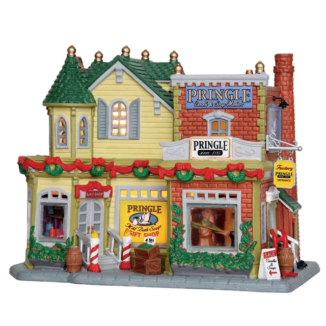 lemax-pringle-candle-soap-makers-kerzenladen-miniaturhaus image 1