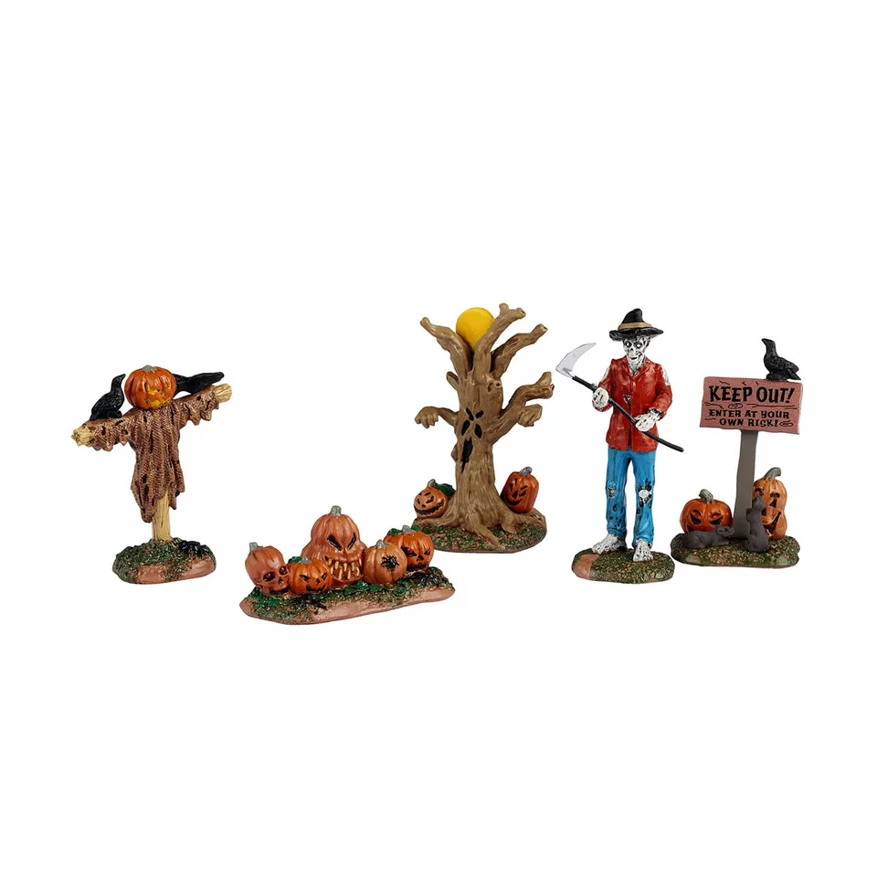 lemax-creepy-pumpkin-patch-spooky-town-gruselszene image 1