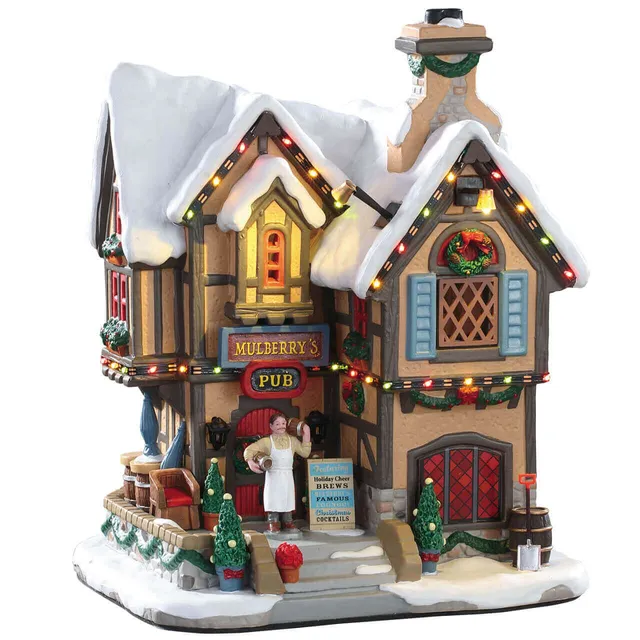 lemax-mulberry-s-pub-beleuchtetes-miniatur-haus image 1