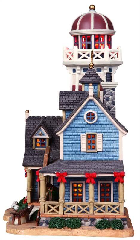 lemax-whale-point-lighthouse-bed-breakfast-miniatur-leuchtturm image 3