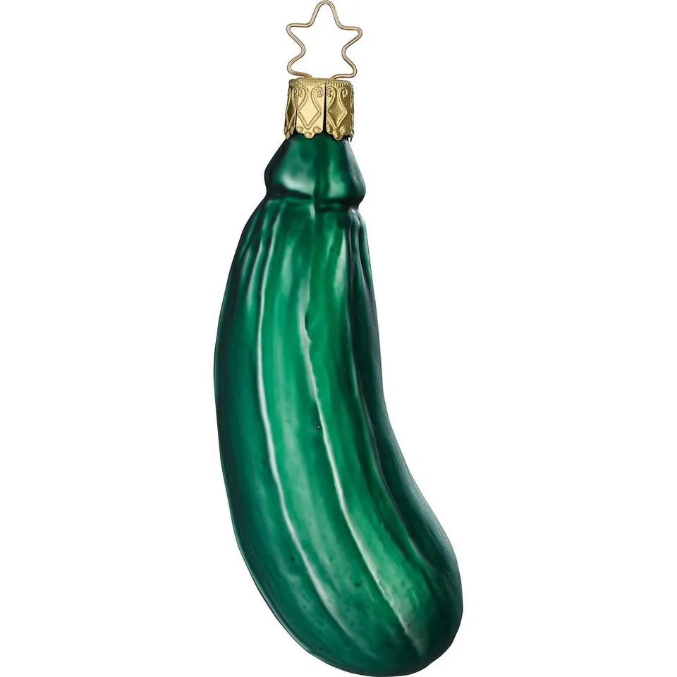 inge-glas-zucchini-10-5-cm-handgefertigter-christbaumschmuck-aus-glas image 1