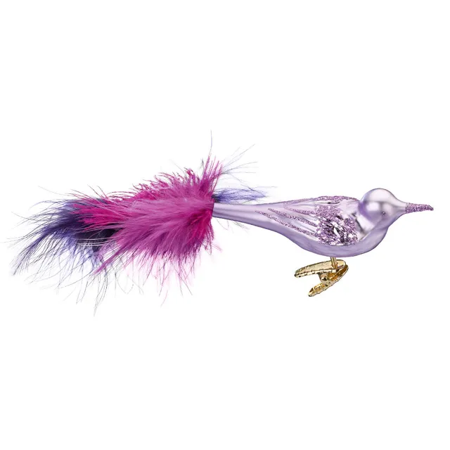 inge-glas-feiner-gesang-christbaumkugel-11-cm-lila-violett image 1