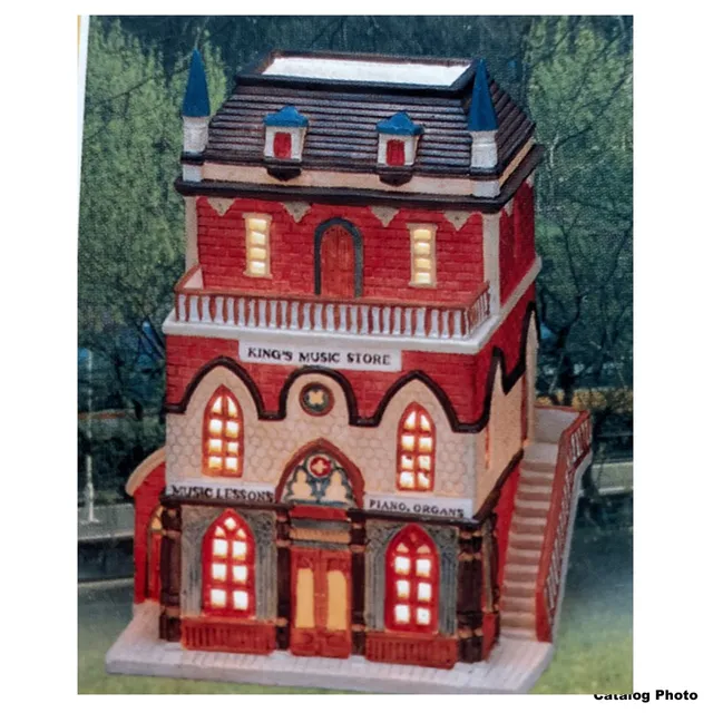 lemax-king-s-music-store-beleuchteter-musikladen image 1
