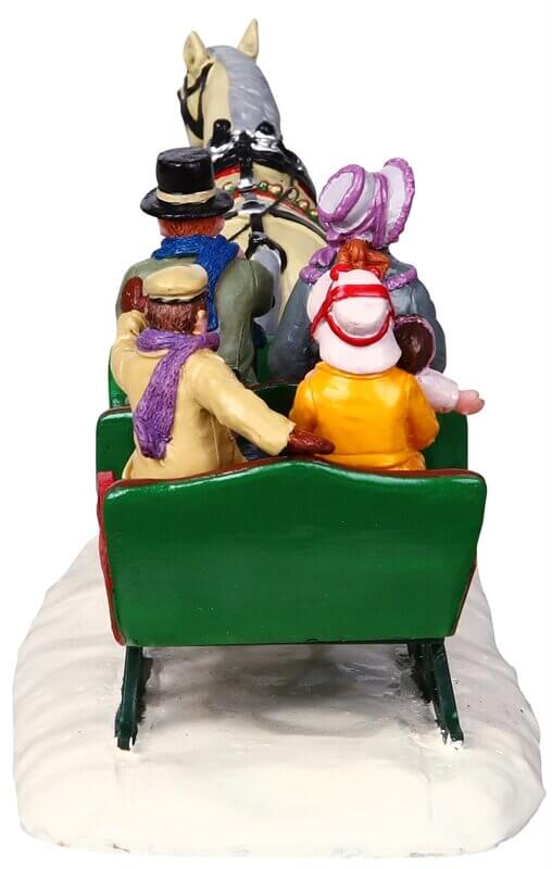 lemax-family-sleigh-ride-schlittenfahrt-szene image 2
